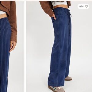 Free People Hudson Canyon pinstripe pants